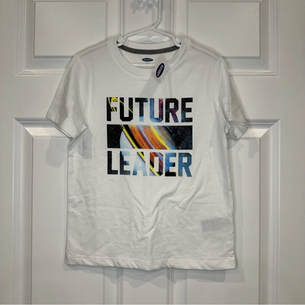 Old Navy Future Leader Tee Size 6/7 Small NWT